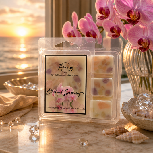 Orchid Seascape Crystal-Enhanced Premium Coconut-Soy Wax Melts