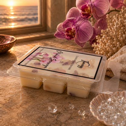 Orchid Seascape Crystal-Enhanced Premium Coconut-Soy Wax Melts