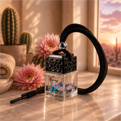 Pisces Zodiac Crystal-Enhanced Oil Diffuser, Car Air Freshener, 8ml