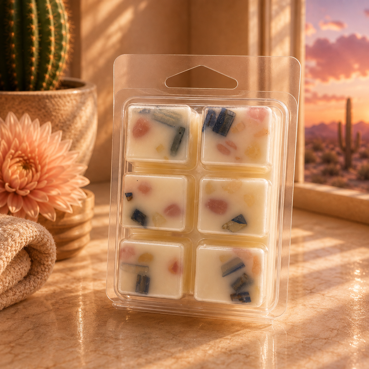 Pisces Zodiac Crystal-Enhanced Premium Coconut-Soy Wax Melts