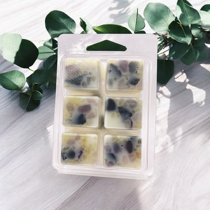 Sea Salt Eucalyptus Crystal-Enhanced Premium Coconut-Soy Wax Melts