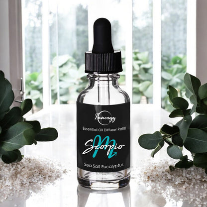 Scorpius Zodiac Crystal-Enhanced Oil Diffuser, Car Air Freshener, 8ml