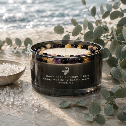 Scorpio Zodiac 3-Wick Crystal Candle, 16oz