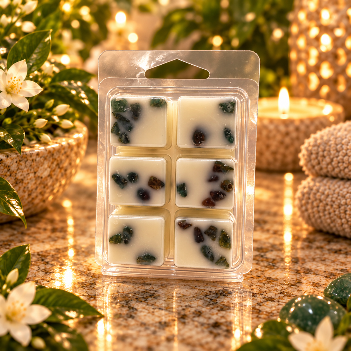 Secret Garden Crystal-Enhanced Premium Coconut-Soy Wax Melts