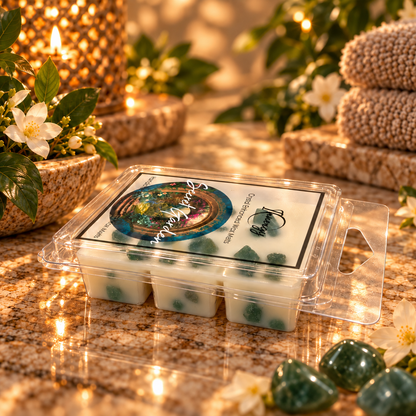 Secret Garden Crystal-Enhanced Premium Coconut-Soy Wax Melts