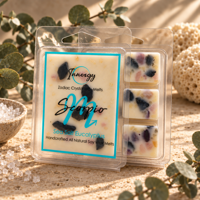 Scorpio Zodiac Crystal-Enhanced Premium Coconut-Soy Wax Melts
