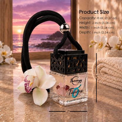 Taurus Zodiac Crystal-Enhanced Oil Diffuser, Car Air Freshener, 8ml