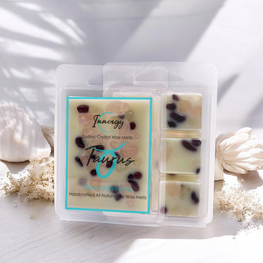 Taurus Zodiac Crystal-Enhanced Premium Coconut-Soy Wax Melts