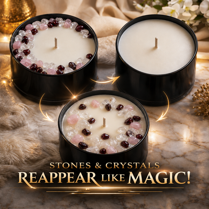 Taurus Zodiac Crystal Candle, 10oz
