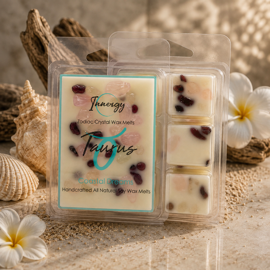Taurus Zodiac Crystal-Enhanced Premium Coconut-Soy Wax Melts