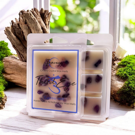 Third Eye Chakra Crystal-Enhanced Premium Coconut-Soy Wax Melts