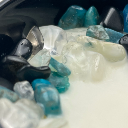 Libra Zodiac Crystal Candle, 10oz