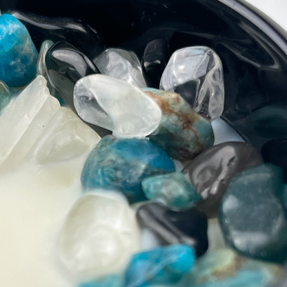 Libra Zodiac Crystal Candle, 10oz