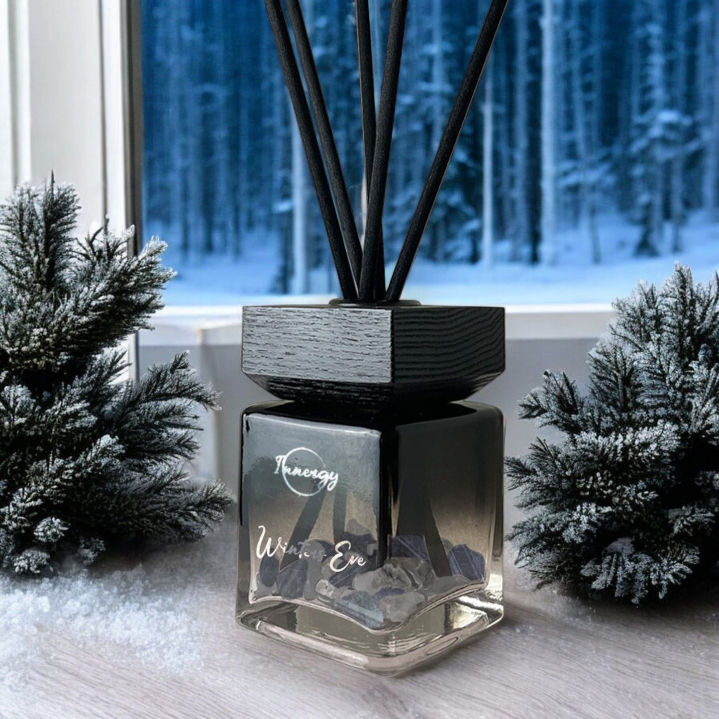 Limited Edition: Winter's Eve Crystal-Enhanced Reed Oil Diffuser, 100ml