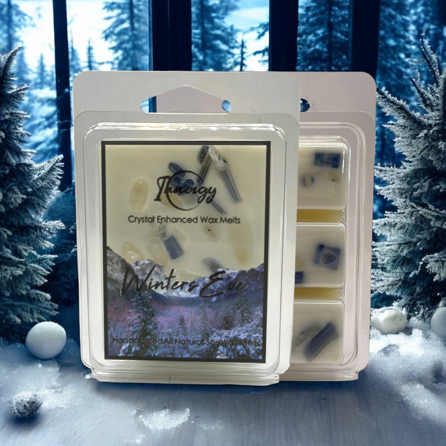 Limited Edition: Winters Eve Crystal-Enhanced Premium Coconut-Soy Wax Melts