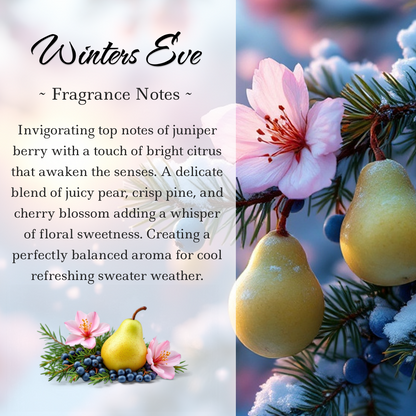 Limited Edition: Winter's Eve Crystal Candle  | Coconut-Soy Wax Candle, 9oz