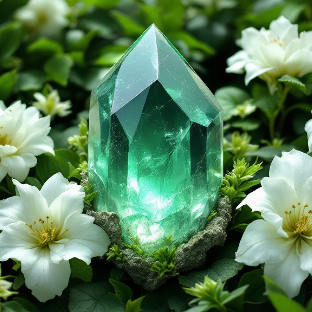 Heart Chakra Crystal-Enhanced Premium Coconut-Soy Wax Melts