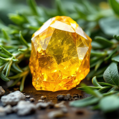 Solar Plexus Chakra Crystal-Enhanced Premium Coconut-Soy Wax Melts